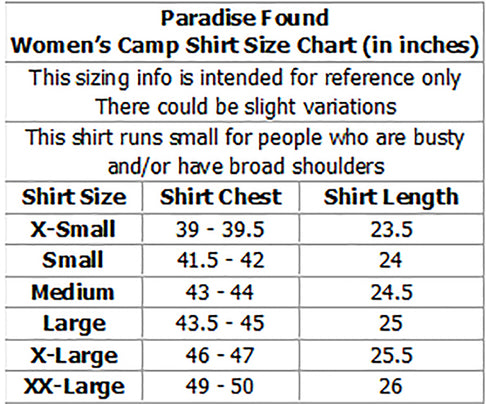 Simple Bamboo Women's Hawaiian Camp Shirt